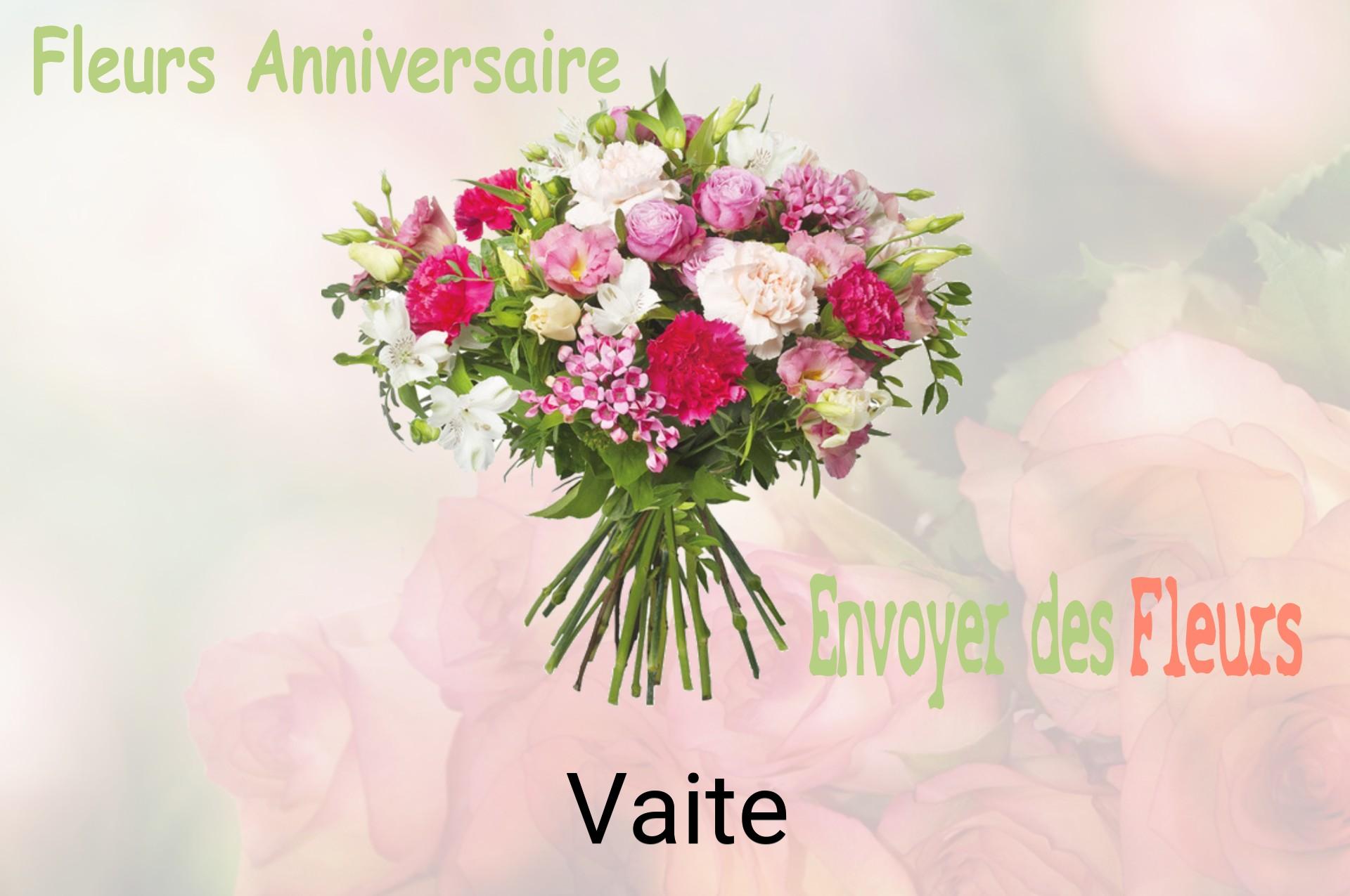 Bouquet de fleurs d’anniversaire livré à Vaite