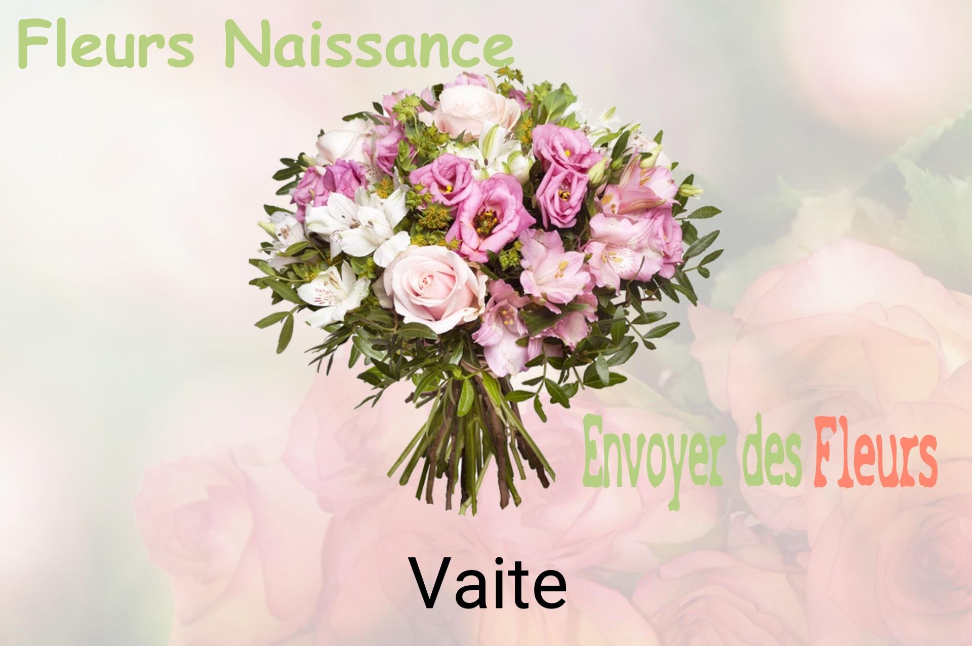 Bouquet de fleurs de naissance livré à Vaite
